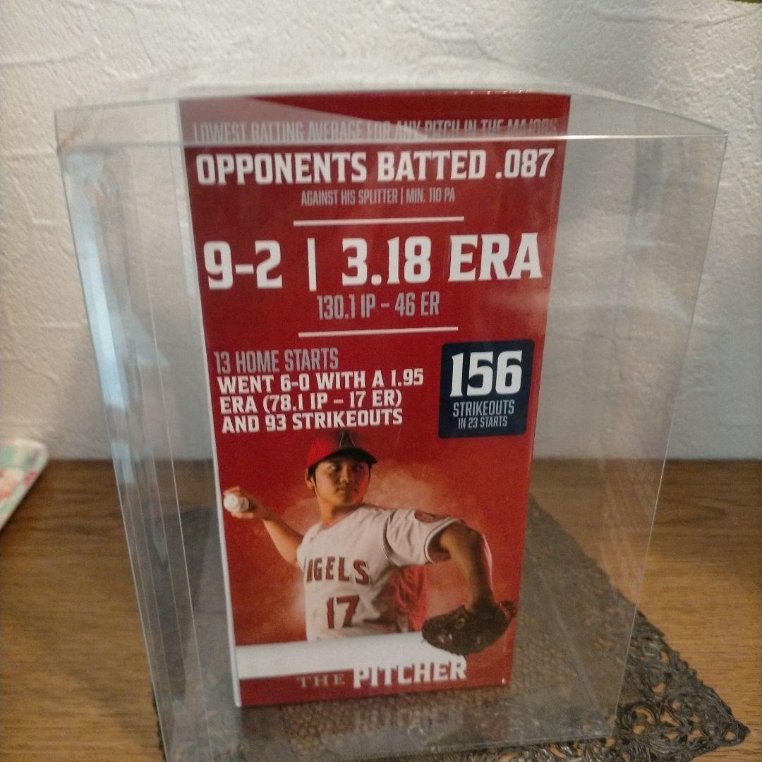 ♥。未使用品「大谷翔平 ボブルヘッド 赤ユニフォーム」スタジアム配付品