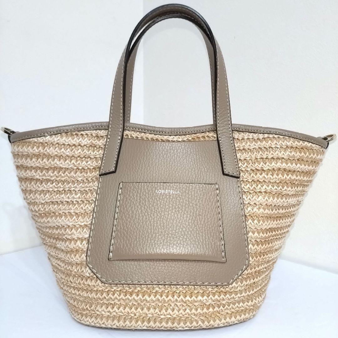 ✨未使用級✨LORISTELLA　2way　カゴバッグ　イタリア製