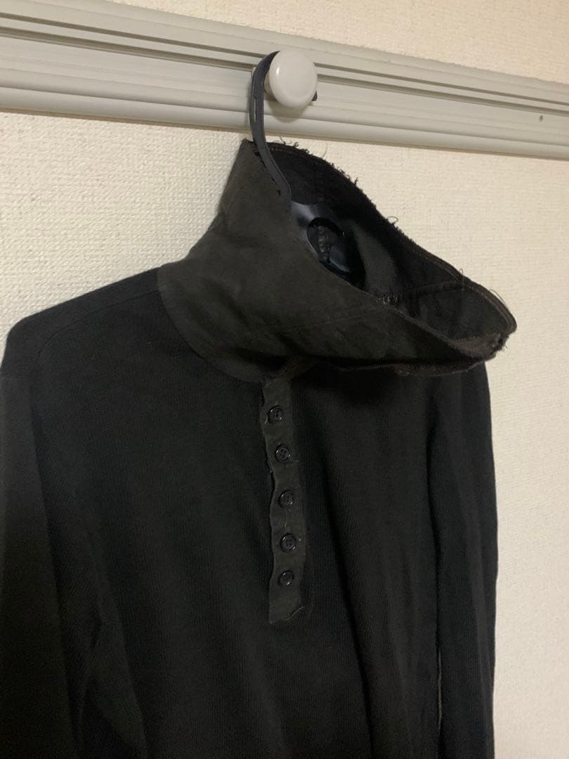 Share spirit ガスマスクニットポロカットソー