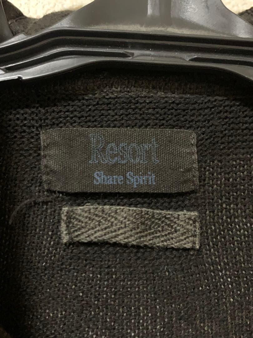 Share spirit ガスマスクニットポロカットソー