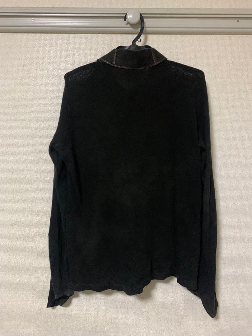 Share spirit ガスマスクニットポロカットソー