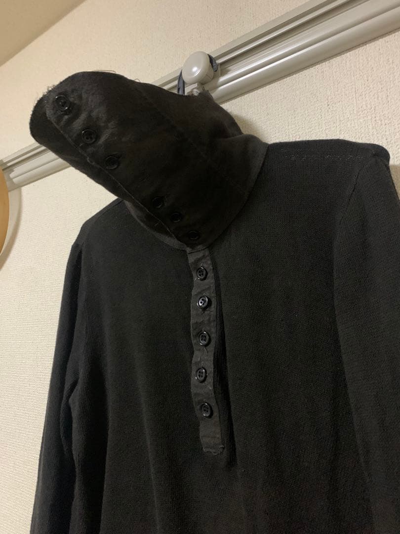 Share spirit ガスマスクニットポロカットソー