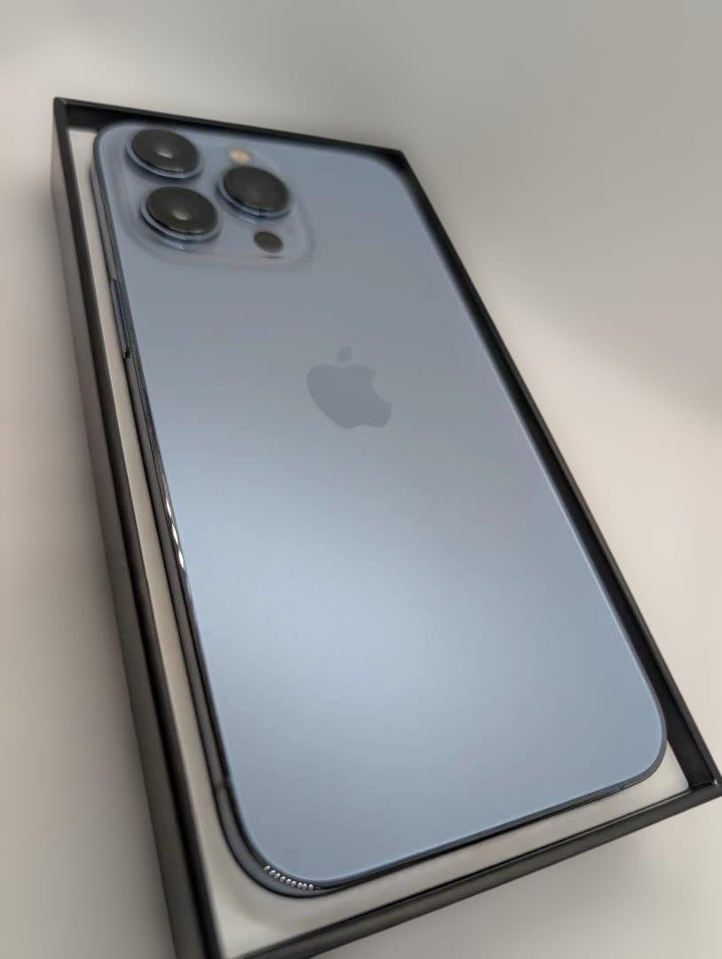【美品】iPhone 13 Pro シエラブルー 128gb 85% 箱あり