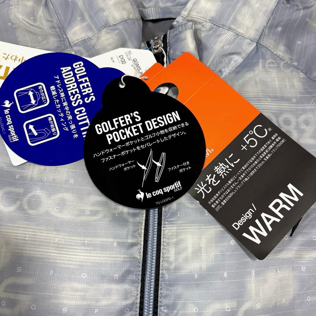 新品ルコックゴルフ ヒートナビ中綿ブルゾン