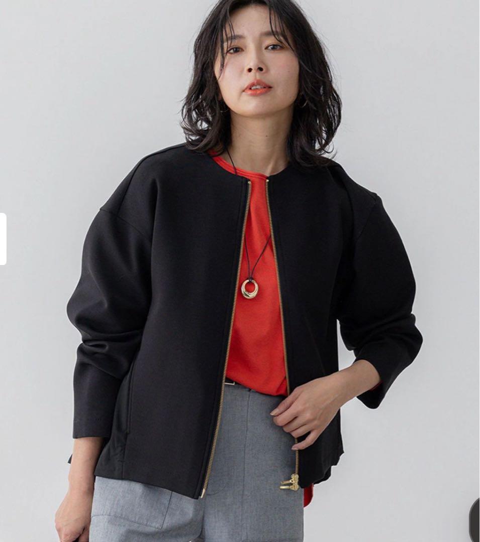 23区【洗える】コットンエアー ギャザー ライトアウター