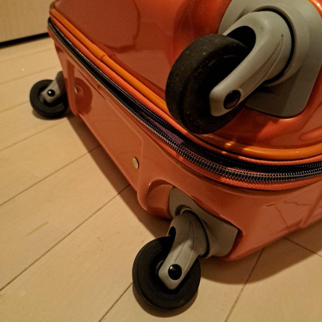 sssttt33A.L.Iフロントオープン機内持ち込みスーツケースオレンジ