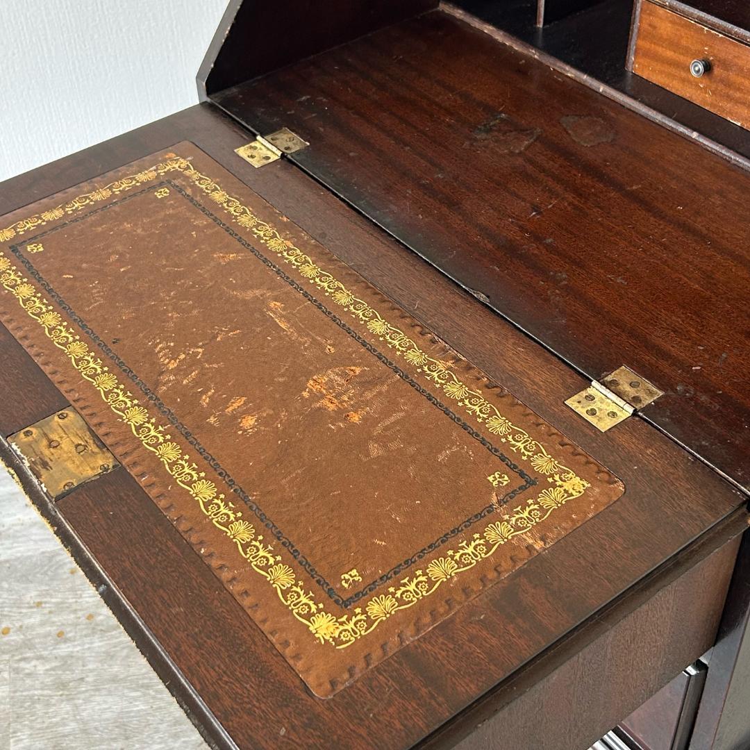 イギリス アンティーク 家具 ライティング ビューロー 英国 チェスト 538A