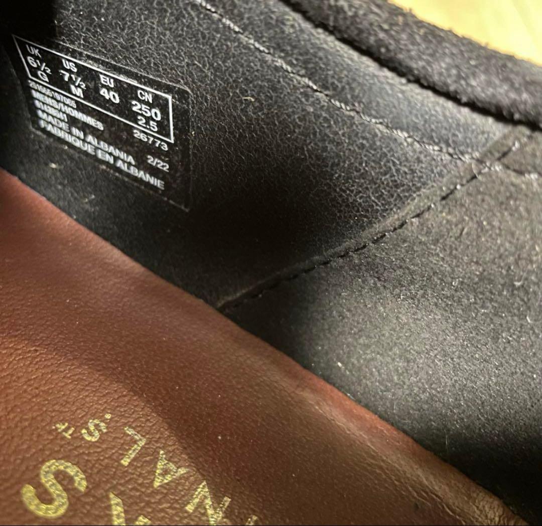 靴 CLARKS WALLABEE UK6.5