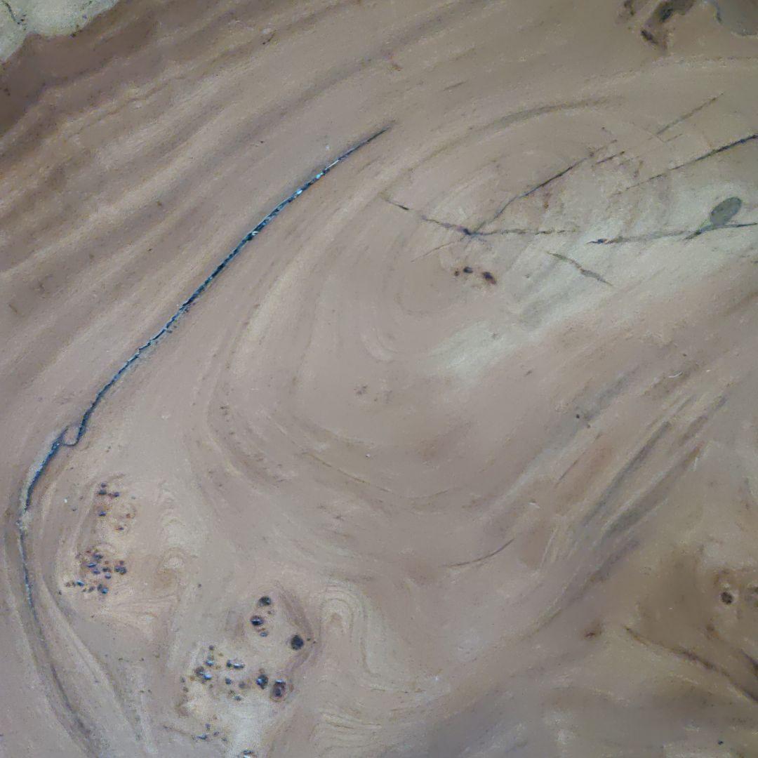 一枚板 自然木座卓150