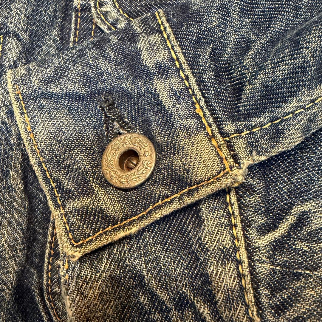 TOPAZ デニムジャケット インディゴ　大戦モデル　Gジャン　ヴィンテージ