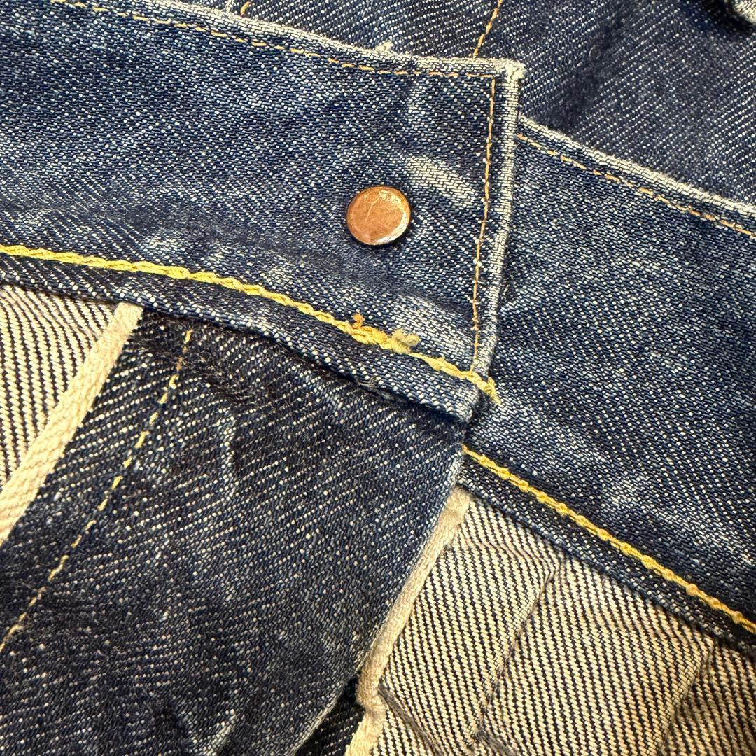 TOPAZ デニムジャケット インディゴ　大戦モデル　Gジャン　ヴィンテージ