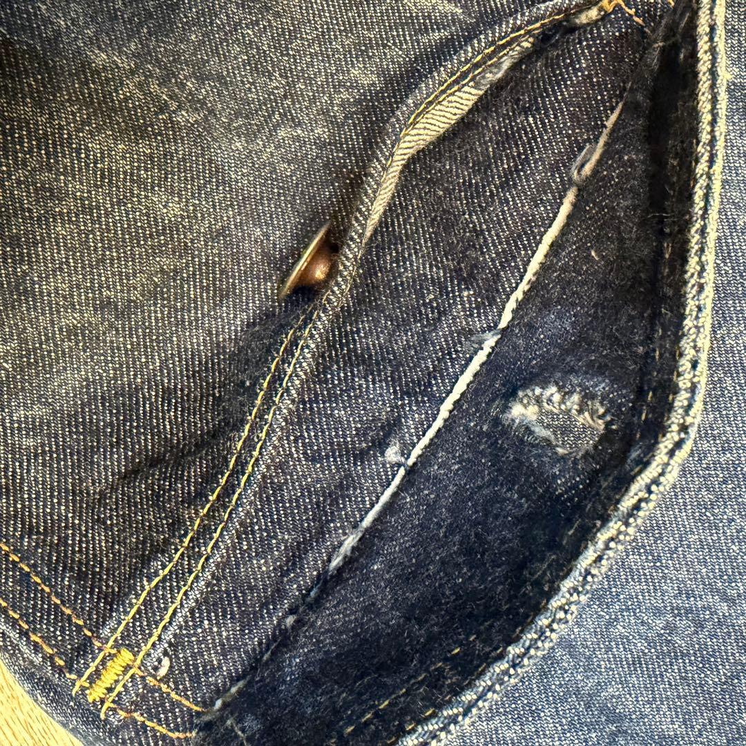 TOPAZ デニムジャケット インディゴ　大戦モデル　Gジャン　ヴィンテージ