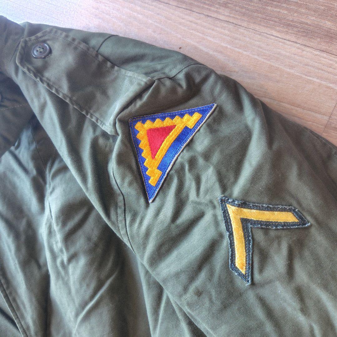 S-L　実物 米軍 U.S.ARMY M-51トレンチコート ライナー付き