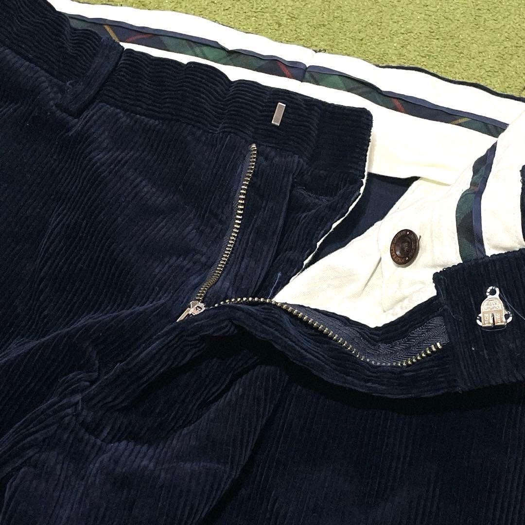美品★ラルフローレン★コーデュロイパンツ★90sヴィンテージ★36★太畝濃紺