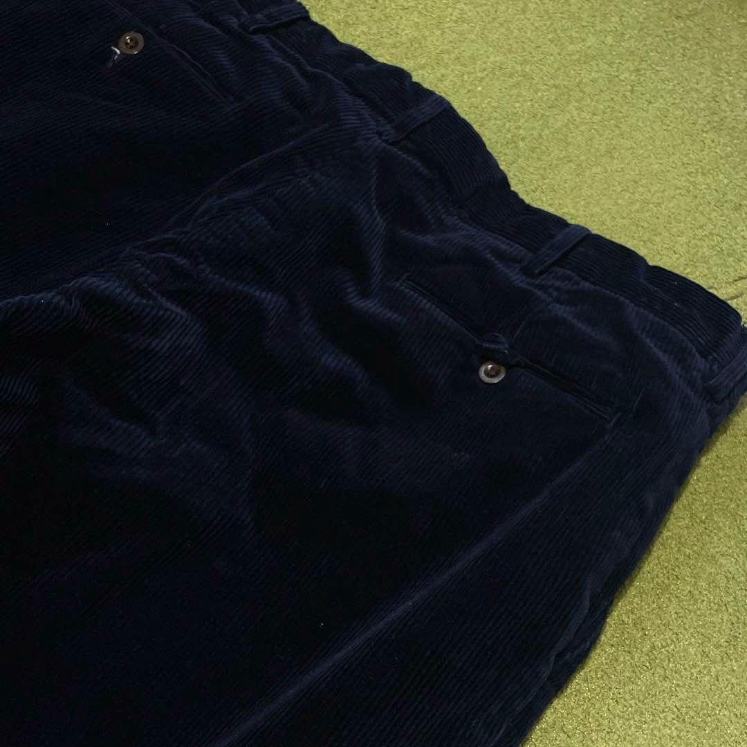 美品★ラルフローレン★コーデュロイパンツ★90sヴィンテージ★36★太畝濃紺
