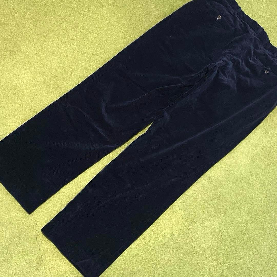 美品★ラルフローレン★コーデュロイパンツ★90sヴィンテージ★36★太畝濃紺