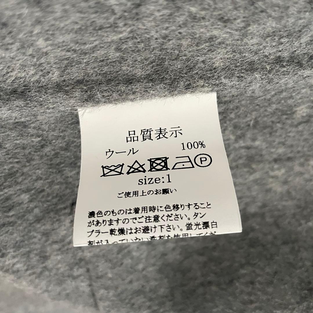 【新品】ok.soon light melton coat (gray1)