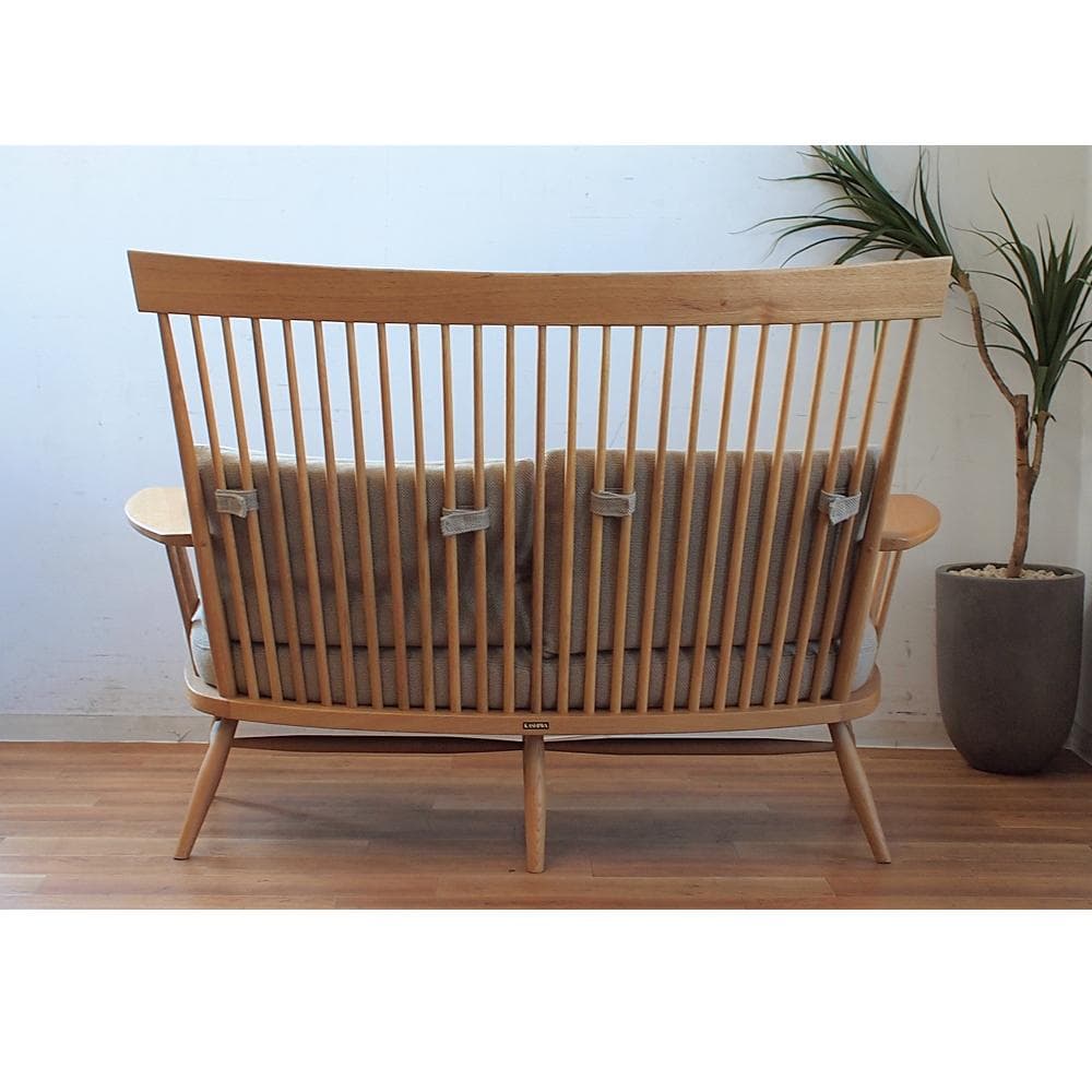 柏木工/KASHIWA 2人掛けソファ ウィンザースタイル ハイバック