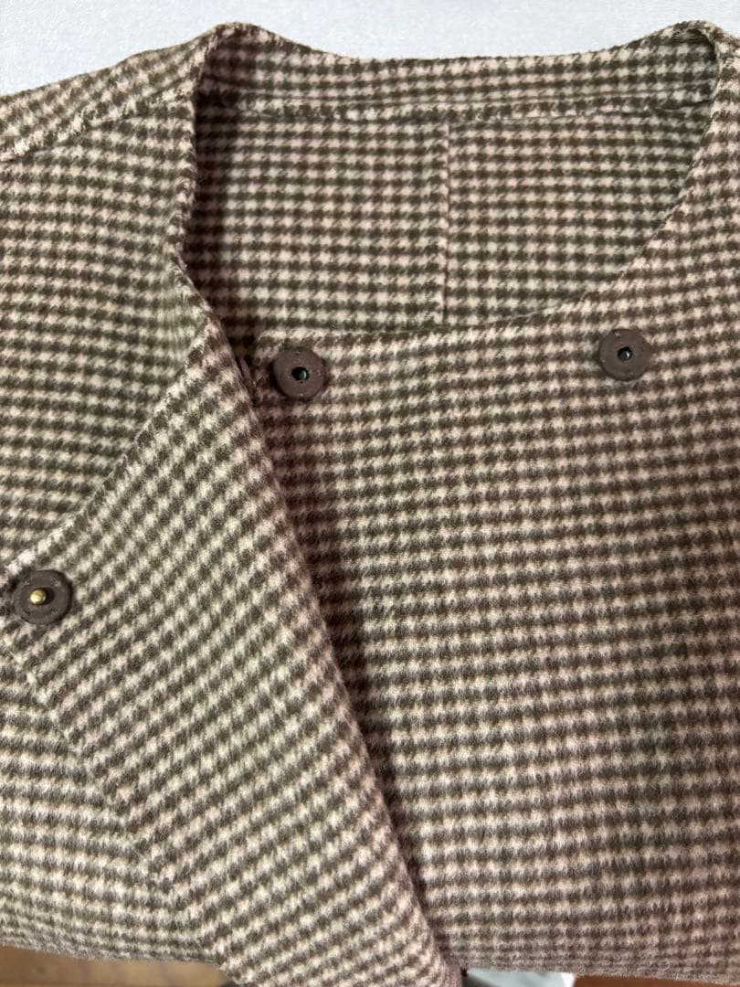 スローブイエナ　HAMILTON ダブルフェイス　ウールショートコクーンコート