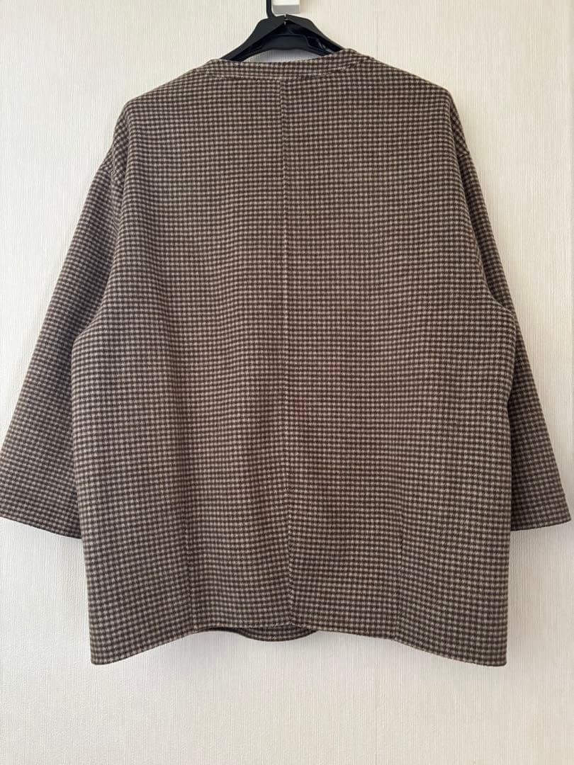 スローブイエナ　HAMILTON ダブルフェイス　ウールショートコクーンコート