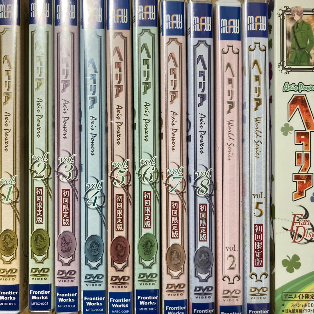 ヘタリア Axis Powers DVD 初回限定版