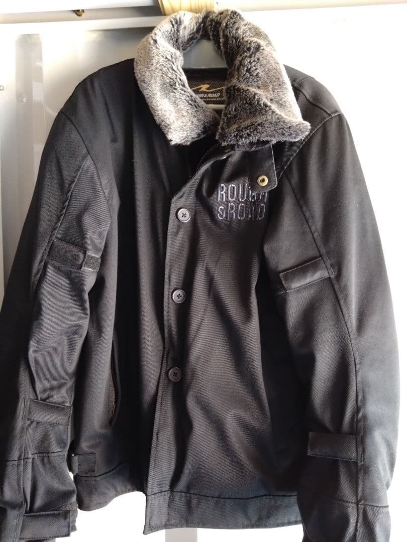 ROUGH&ROAD バイクジャケット ブラック