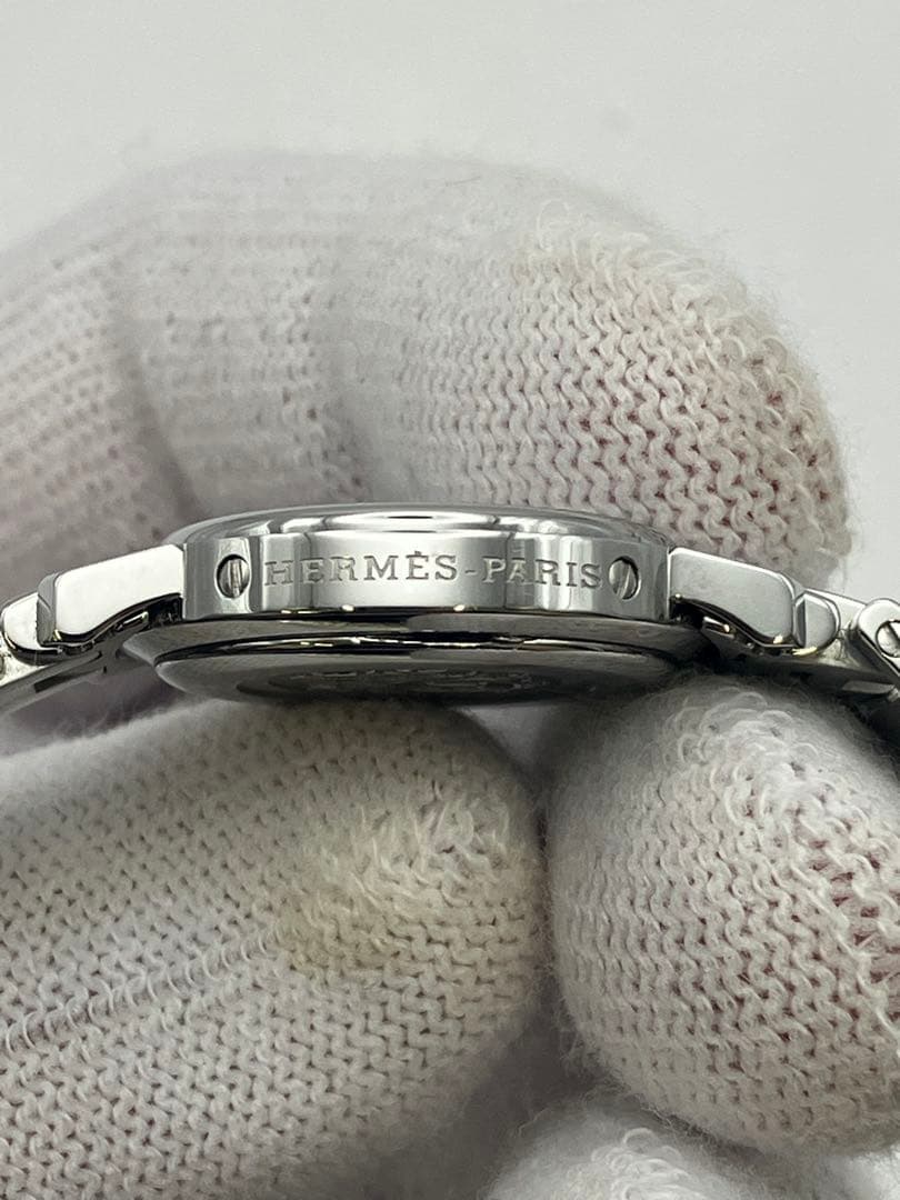 【極美品】エルメス クリッパー ナクレ CL4.230 12Pダイヤ 不動品Y