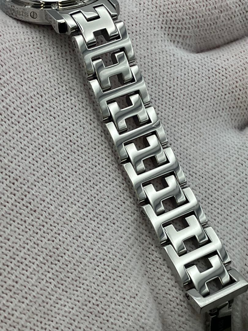 【極美品】エルメス クリッパー ナクレ CL4.230 12Pダイヤ 不動品Y