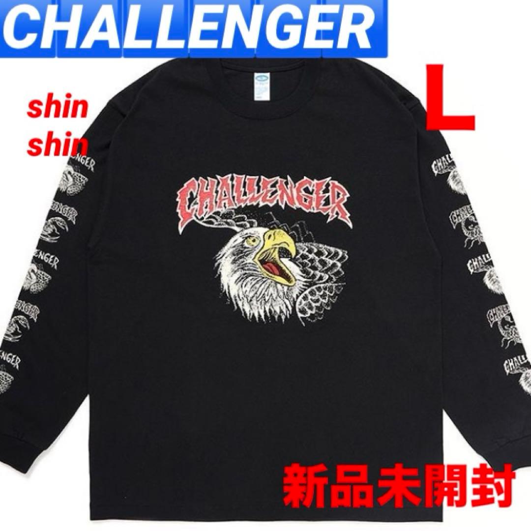 CHALLENGER EAGLE HEAD ロンT 黒 L 新品未開封 正規品