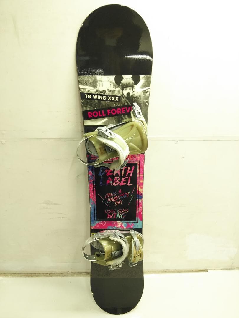 レディース スノーボードケース付き4点セット 143cm + ブーツ24.0cm