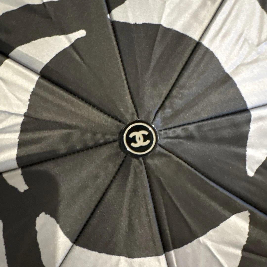 折りたたみ傘　ジャンプ傘　CHANEL
