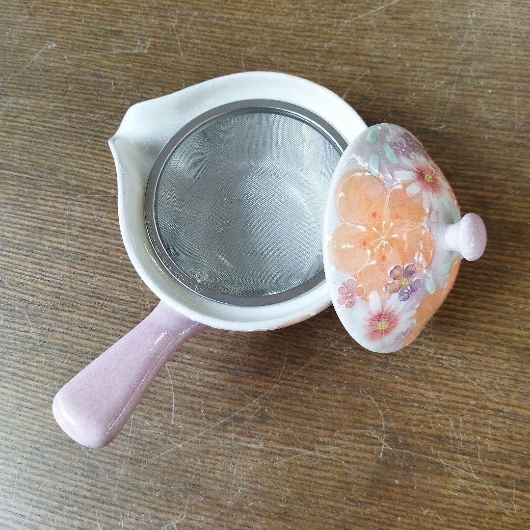 【新品・未使用】工房ゆずりは　紅彩京花　平急須　記念品　プレゼント　ティータイム