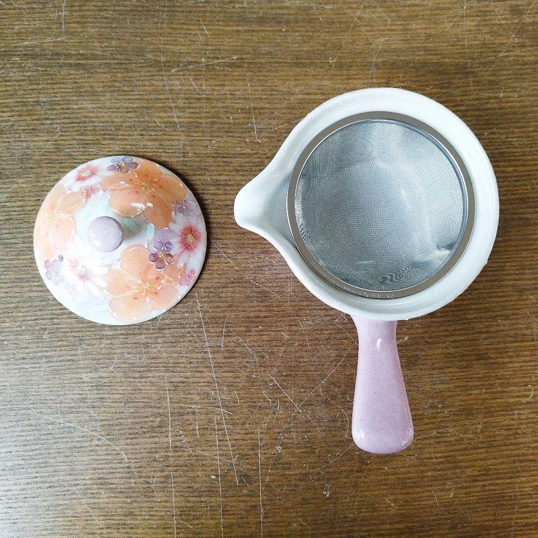 【新品・未使用】工房ゆずりは　紅彩京花　平急須　記念品　プレゼント　ティータイム