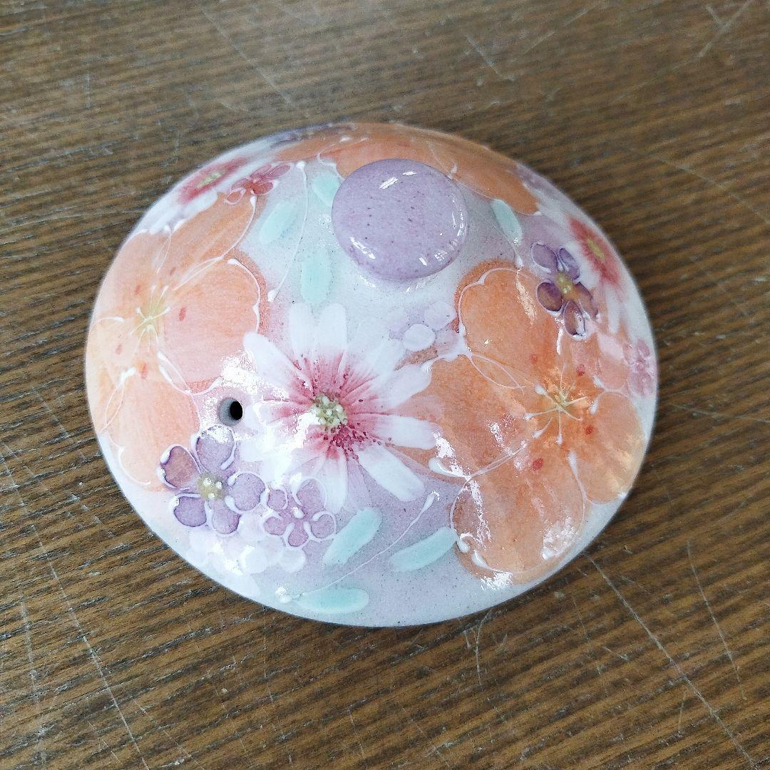 【新品・未使用】工房ゆずりは　紅彩京花　平急須　記念品　プレゼント　ティータイム