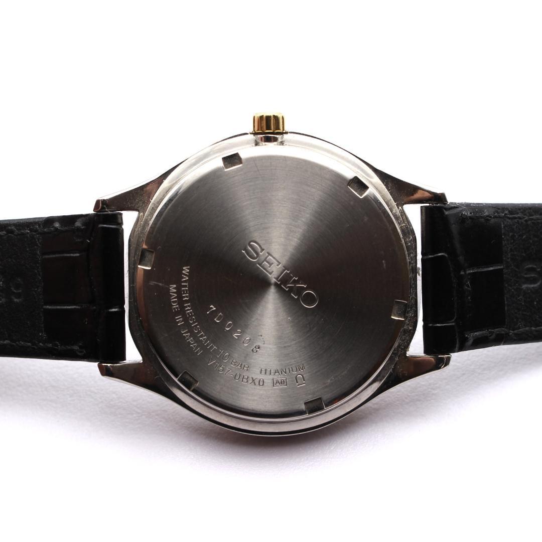 SEIKO ソーラー チタン メンズ 腕時計 廃盤 ドレスウォッチ クラッシック
