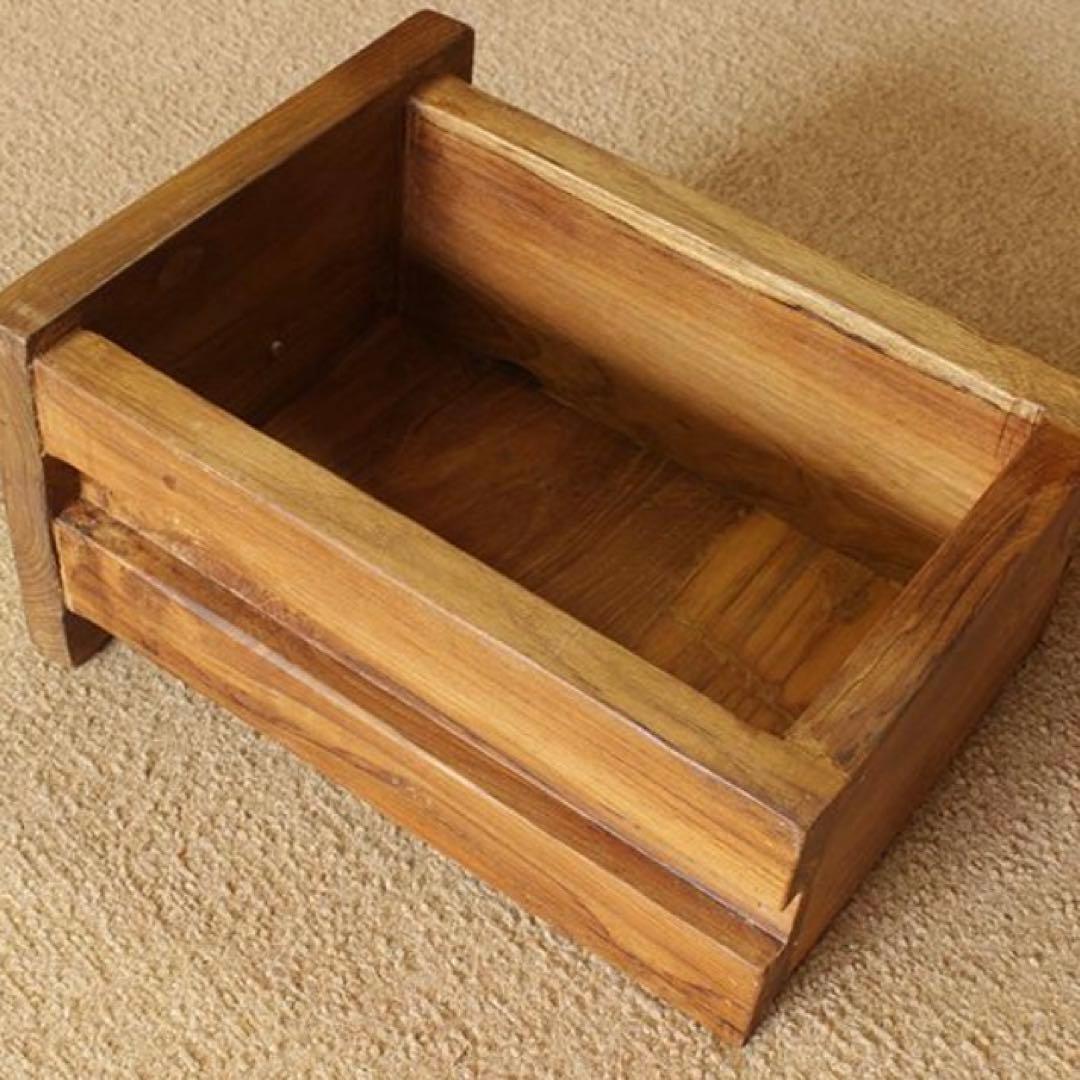 オールドチーク　コンソールテーブル チェスト　アンティーク　ヴィンテージ