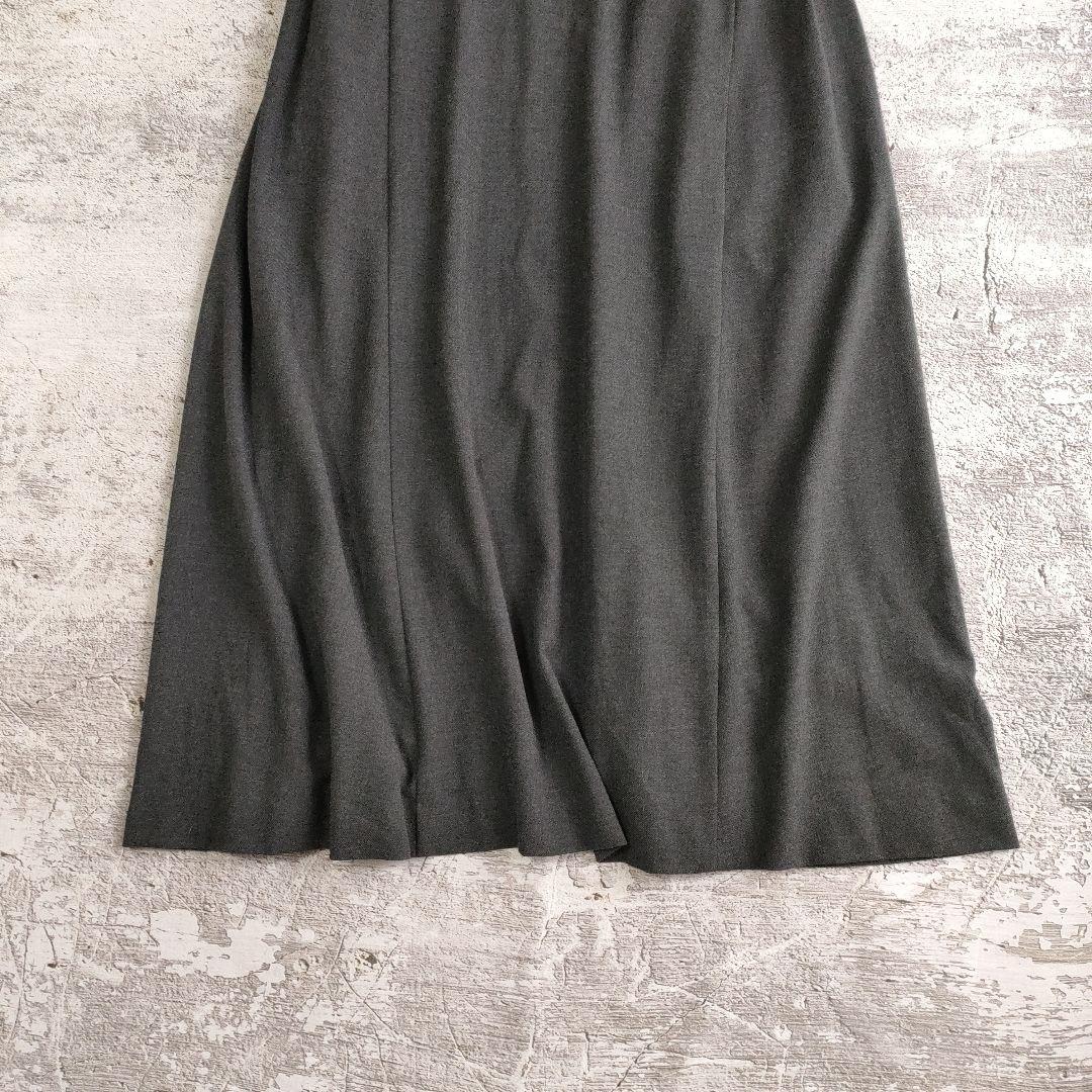 北欧、暮らしの道具店 サイドタックのサロペットスカート チャコール S