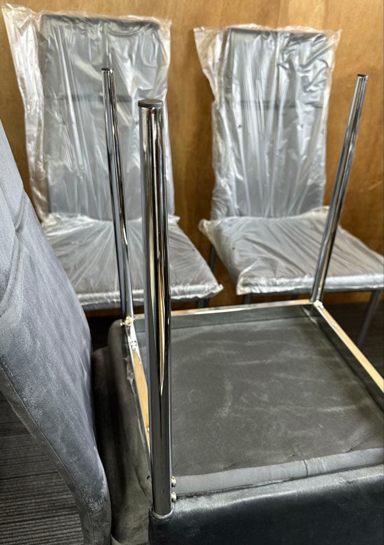 期間限定 ダイニングチェア インテリア 椅子 4脚セット グレー