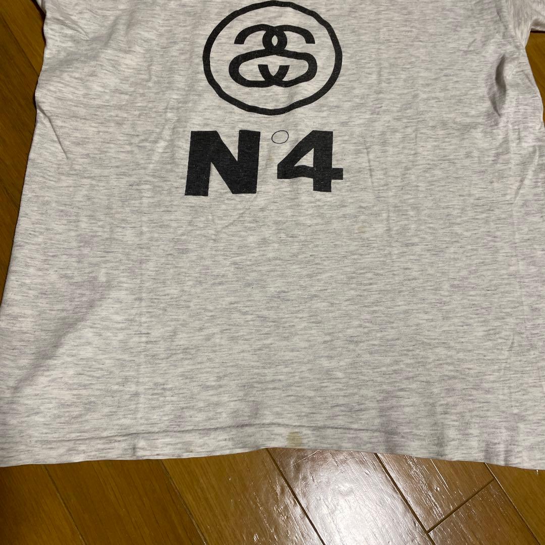 OLD STUSSY 80年台中期黒タグ N°4 グレー サイズ不明