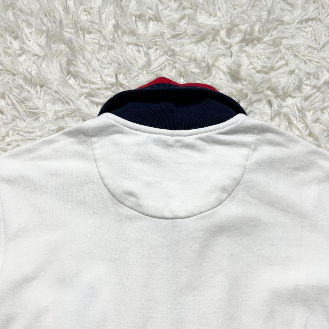 極上品 ラルフローレン トラックジャケット ジャージ ビッグポニー 白 ネイビー