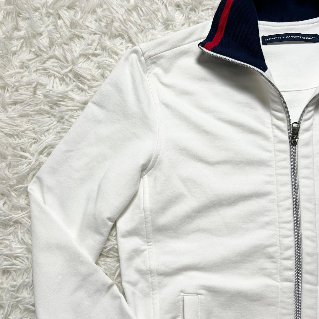 極上品 ラルフローレン トラックジャケット ジャージ ビッグポニー 白 ネイビー