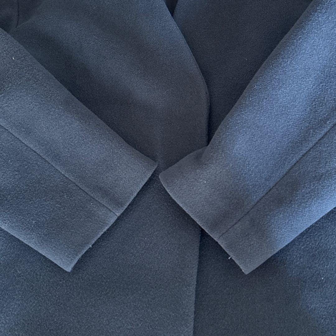 ✨近年モデル✨イエナ IENA マンテコ ノーカラーショートコート グレー 人気