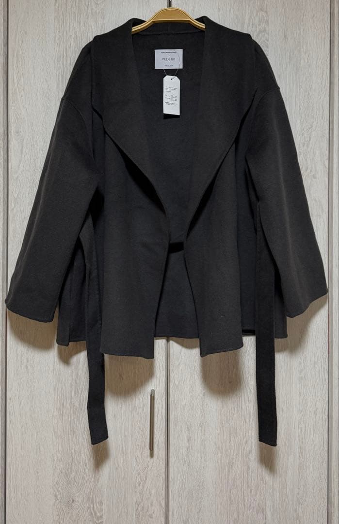 新品タグ付き　今期新作　regleam ストール付きショートコート