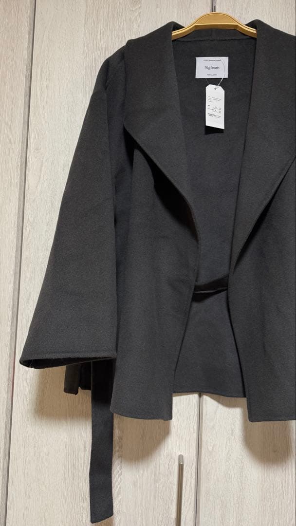 新品タグ付き　今期新作　regleam ストール付きショートコート