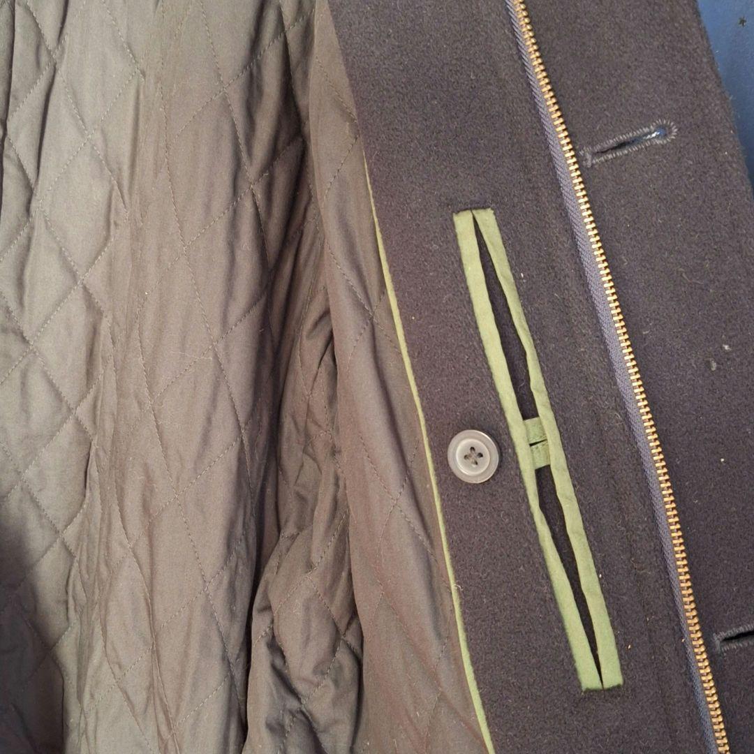 [美品未使用] L.L.Bean ウール100% 中綿シンサレート Pコート L