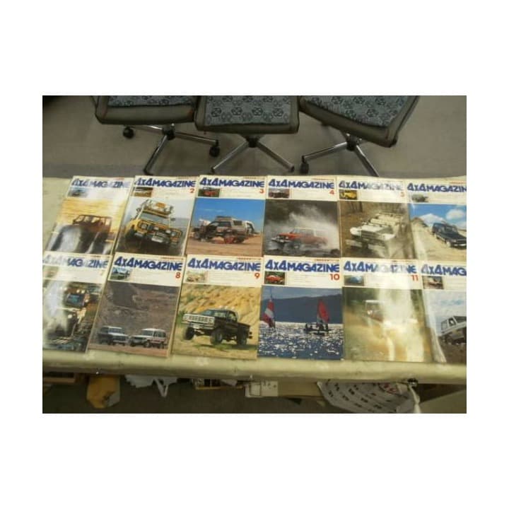 ４×４ＭＡＧＡＡＺＩＮＥ1985年1月～1２月　1２冊セット