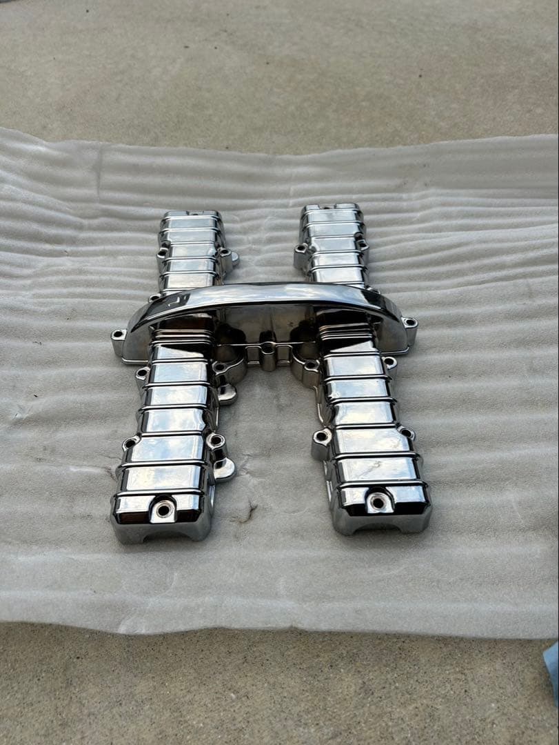 ゼファー400 メッキエンジンヘッドカバー