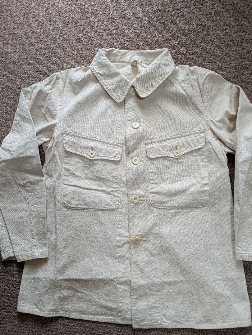 処分価格！貴重品　日本軍　作業着　上下セット　未使用？