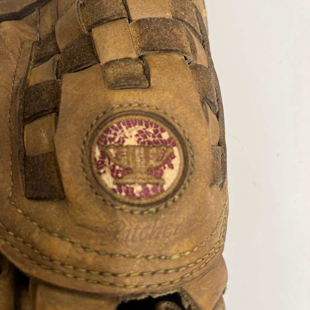 MIZUNO 硬式グローブ ブラウン 編み込みデザイン