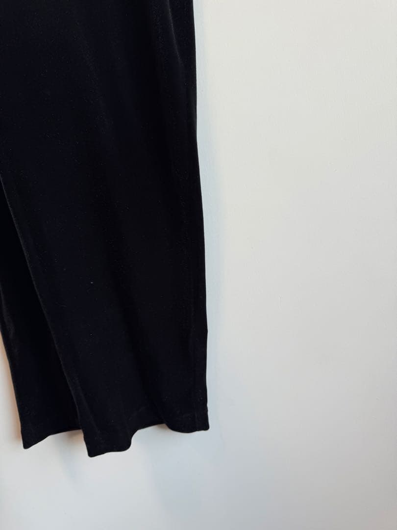 2点まとめ 00s ベロア キャミソールオールインワン ブラック hooked